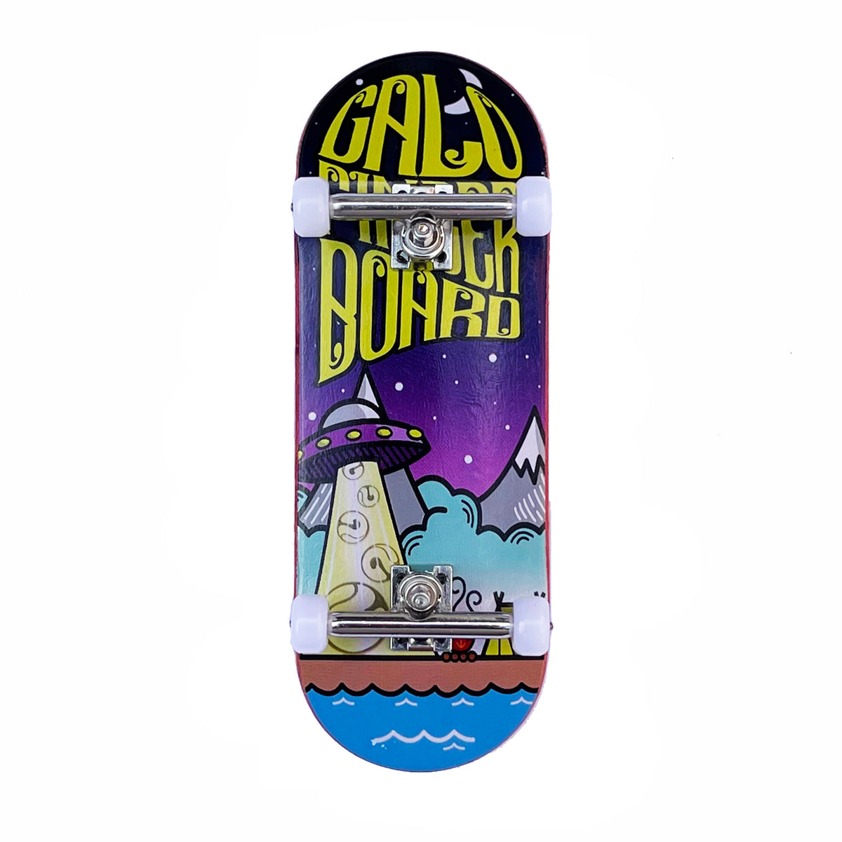 Kit fingerboard Galo Profesional edición OVNI tabla artesanal 32mm 34mm Chile