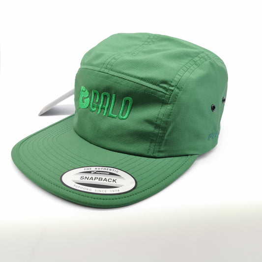 Jockey five panel verde logo Galofingerboard ropa oficial fingerboard Chile