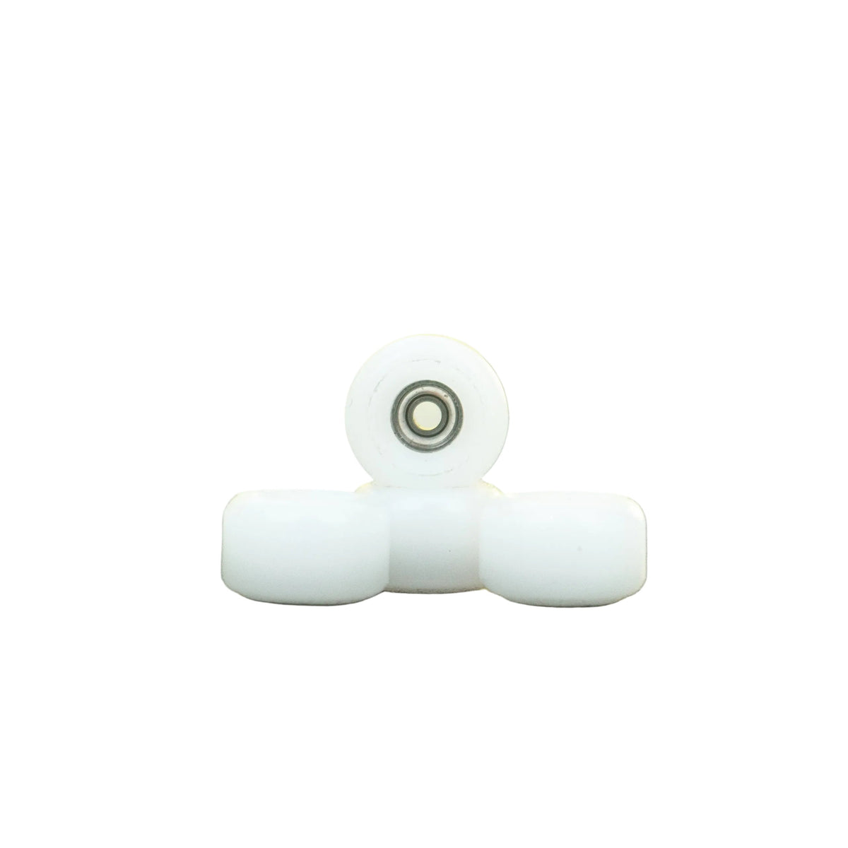 Ruedas de fingerboard Galo Bowl blancas con rodamientos metálicos, set de cuatro
