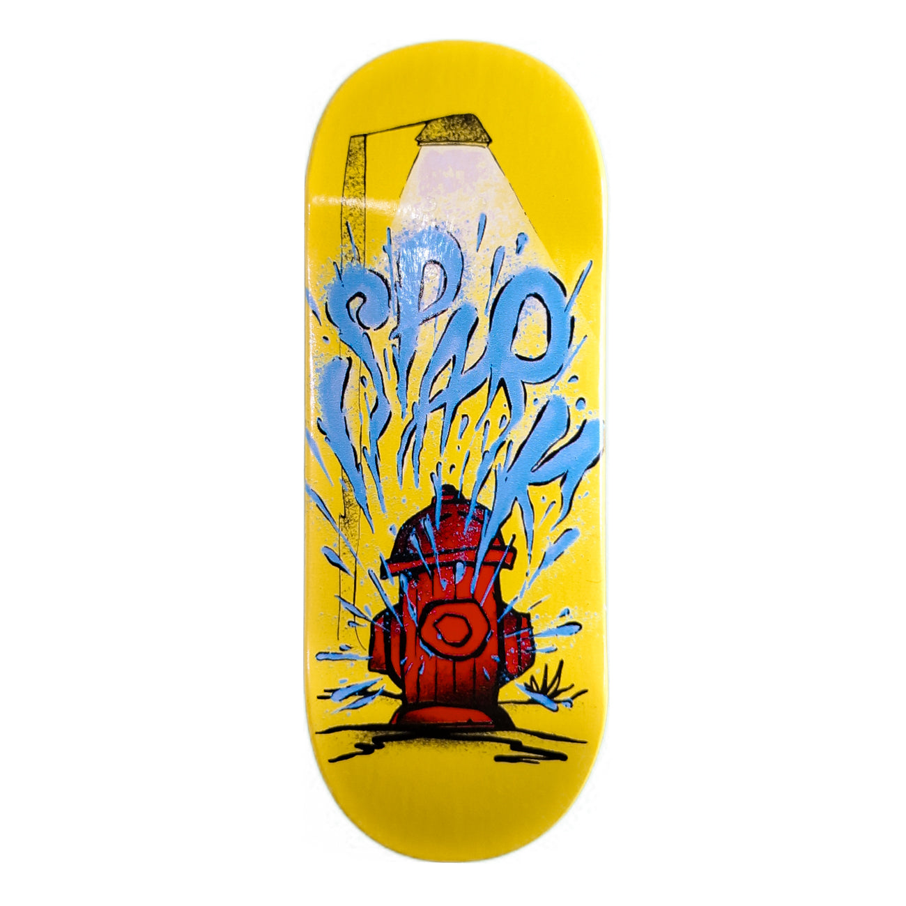 Deck fingerboard Spark Wet Hydrant 34mm tabla street artesanal
