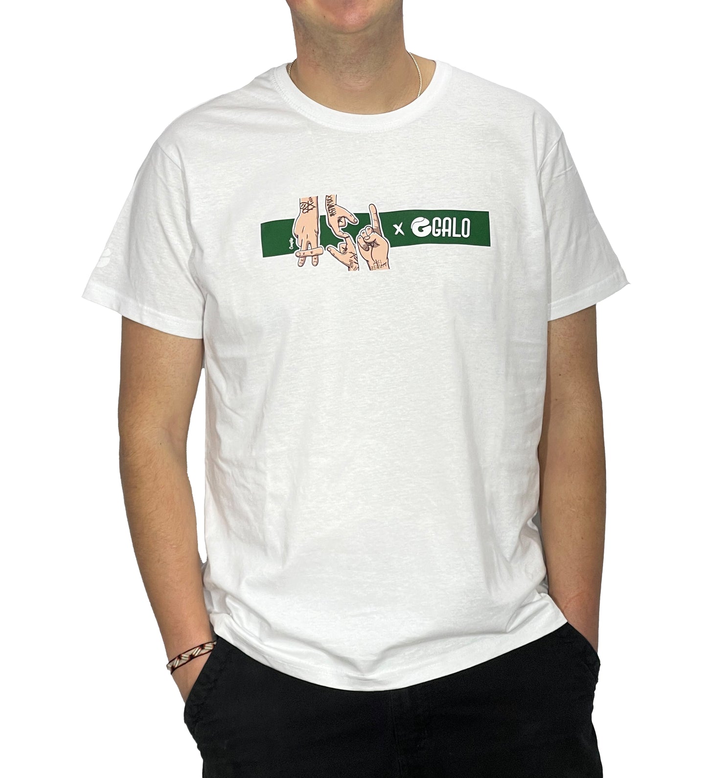 Polera Galo Blanca - ASI X CEAFLIP