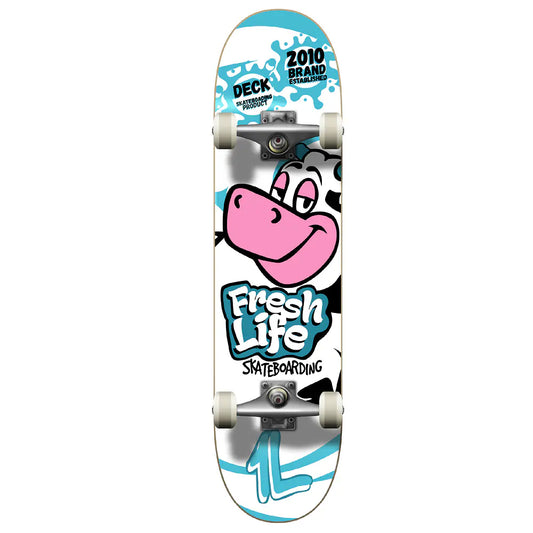 Tabla Completa de Skate para Niños Life KIDS Cow 8.0" – Setup Armado y Listo para Principiantes