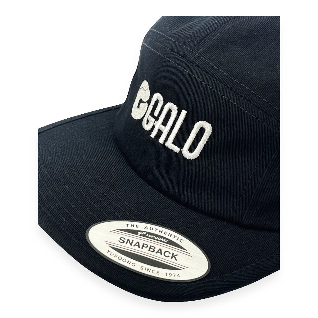 Jockey five panel negro logo Galofingerboard ropa oficial fingerboard Chile