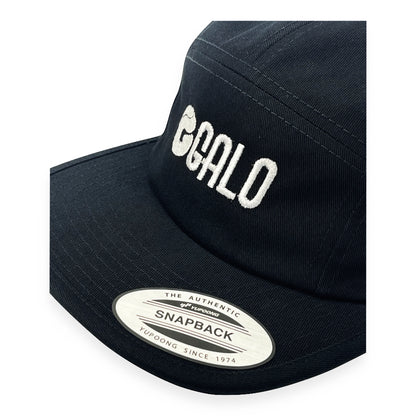 Jockey five panel negro logo Galofingerboard ropa oficial fingerboard Chile