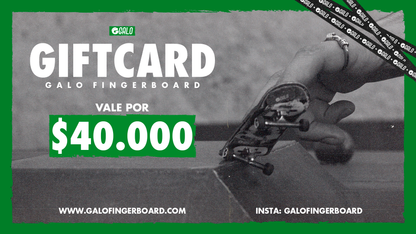 Tarjeta de Regalo Digital Galo Fingerboard