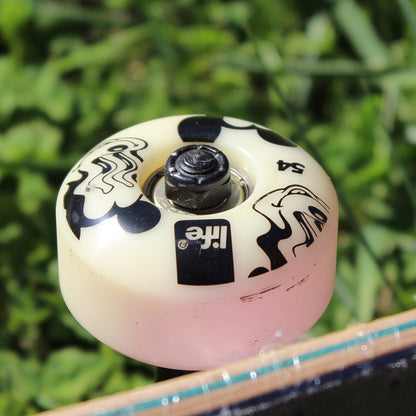 Tabla Completa de Skate Life Pro Space Dog 8.0" – Setup Profesional Armado con Trucks y Ruedas Life