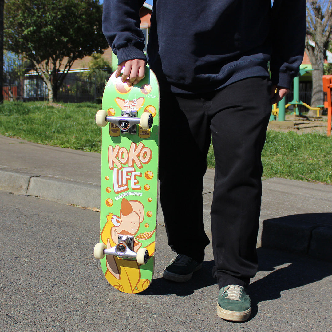 Tabla Completa de Skate para Niños Life KIDS Dog 8.0" – Lista para Patinar, Ideal para Principiantes