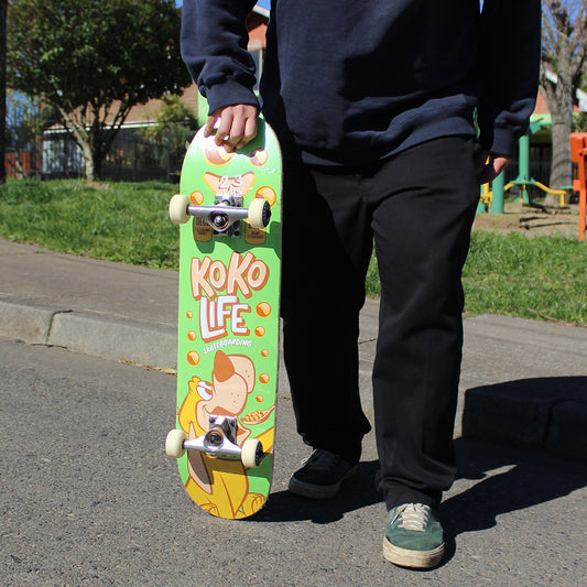 Tabla Completa de Skate para Niños Life KIDS Dog 8.0" – Lista para Patinar, Ideal para Principiantes