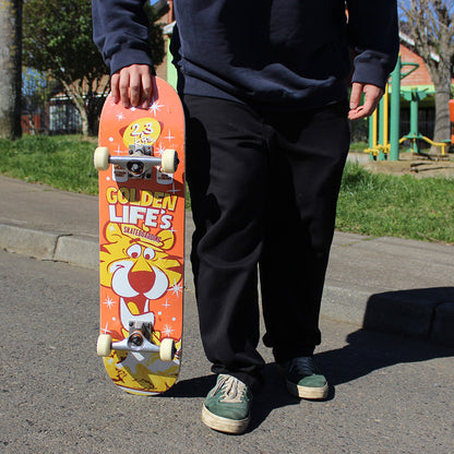 Tabla Completa de Skate para Niños Life KIDS Tiger 8.0" – Setup Ideal para Empezar a Patinar desde Cero