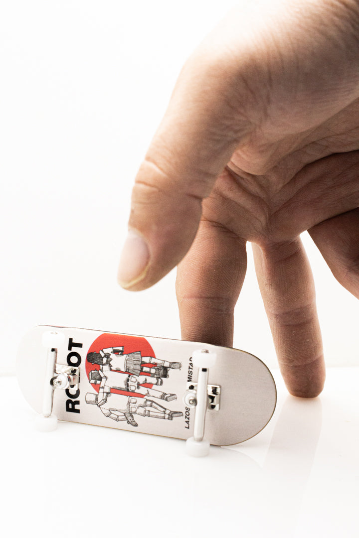 Setup Fingerboard Galo Profesional - Edición Robot Lazos de amistad