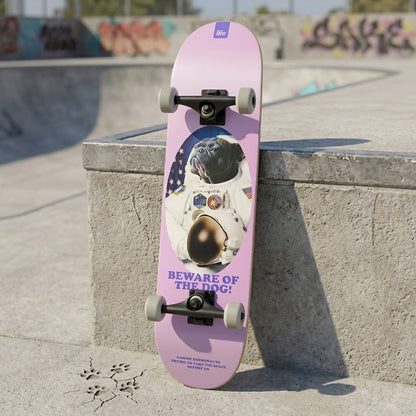 Tabla Completa de Skate Life Pro Space Dog 8.0" – Setup Profesional Armado con Trucks y Ruedas Life