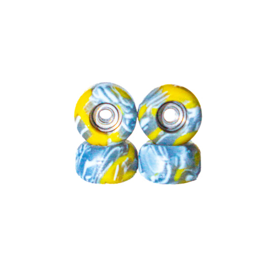 Ruedas Galo Swirl - Amarillas