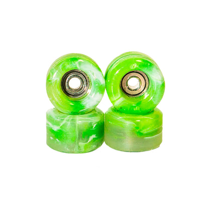 Ruedas fingerboard uretano verde claro Galofingerboard Chile alta calidad durabilidad