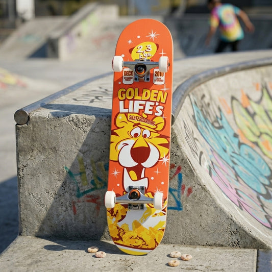 Tabla completa skate niños Life Kids Tiger 8 pulgadas regalo trucks ruedas setup armado
